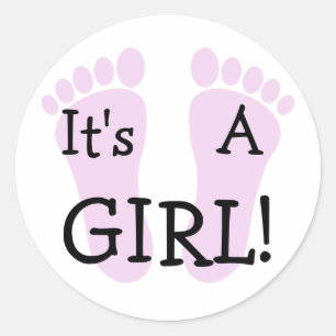 It's A Girl Sticker