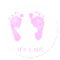 It's a girl! - sticker -