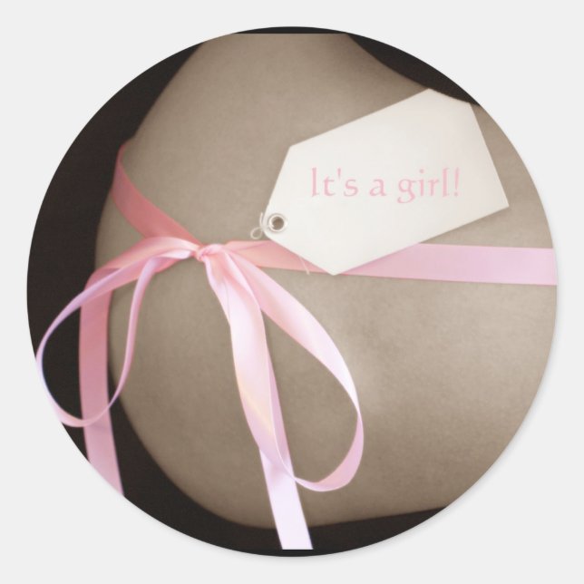"It's a girl!" Stickers (Front)