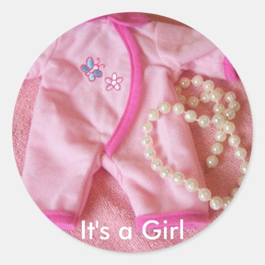 It's a Girl Stickers