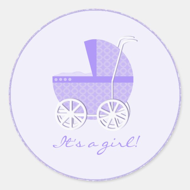 Its a Girl Stickers (Front)