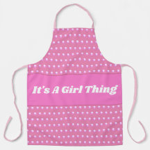 Its A Girl Thing Pink Bright Polka Dots Girly
