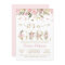 Its A Girl Watercolor Floral Baby Shower