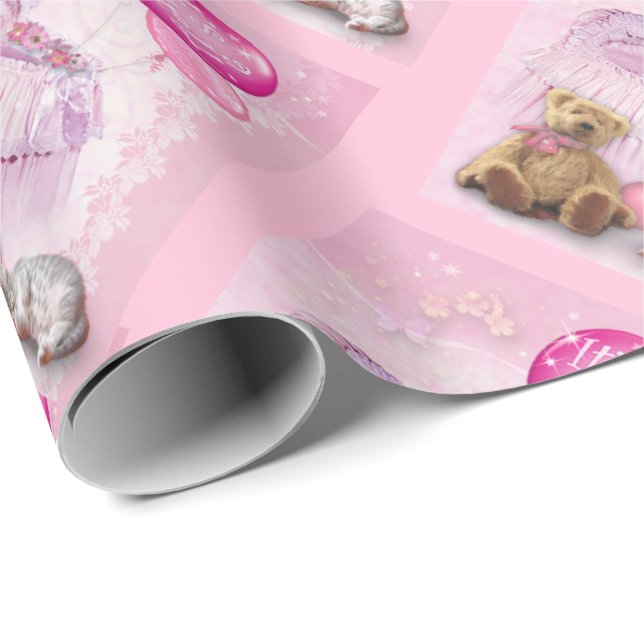 It's a girl! wrapping paper (Roll Corner)