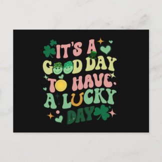its_a_good_day_to_have_a_lucky_day postcard