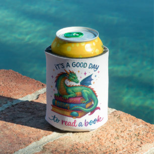 It's A Good Day To Read A Book Can Cooler