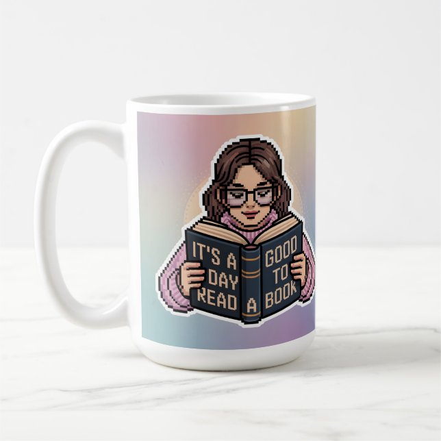 It's A Good Day To Read A Book Mug (Left)