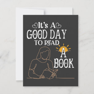 Its A Good Day To Read Shirt, Bookish Shirt, Book Card