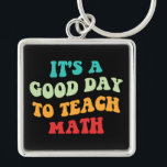 It's A Good Day To Teach Math I Key Ring<br><div class="desc">Cute design, perfect for any science teacher, high school science teacher, or future science teacher who loves teaching! 'It's A Good Day To Teach Science' quote for a teacher to wear on the first day of school, to work, or on holidays. Are you a proud STEM squad teacher? Accentuate your...</div>