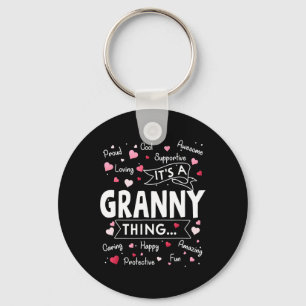 It's A Granny Thing Funny Sayings Cute Grandma Mot Key Ring