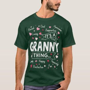 Its a Granny Thing Funny Sayings Cute Grandma Moth T-Shirt