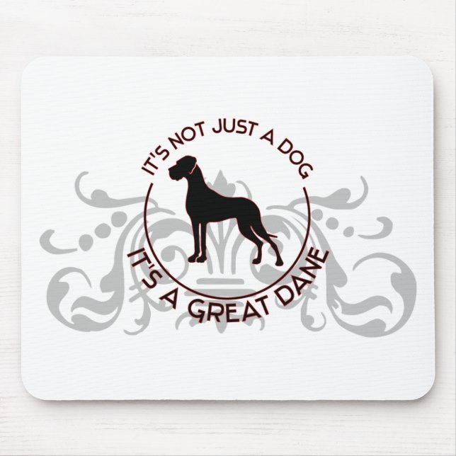It's a Great Dane Mouse Mat (Front)