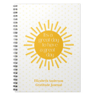 It's a Great Day Sun Gratitude Journal