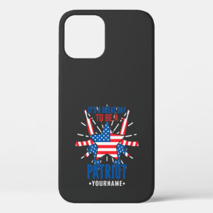 It's a Great Day To Be a Patriot iPhone 12 Case
