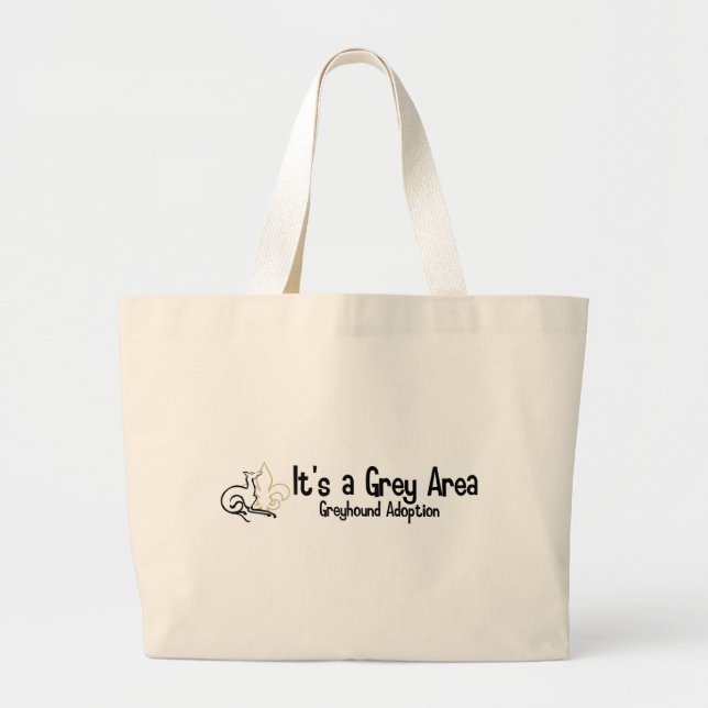 It's a Grey Area Logo - 2 Large Tote Bag (Front)