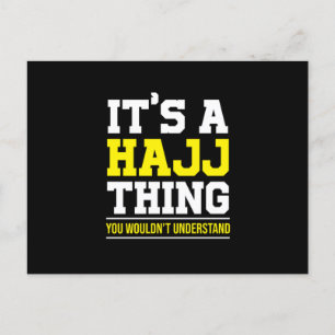 Its A Hajj Thing Mecca Muslim Islam Allah Gift Postcard