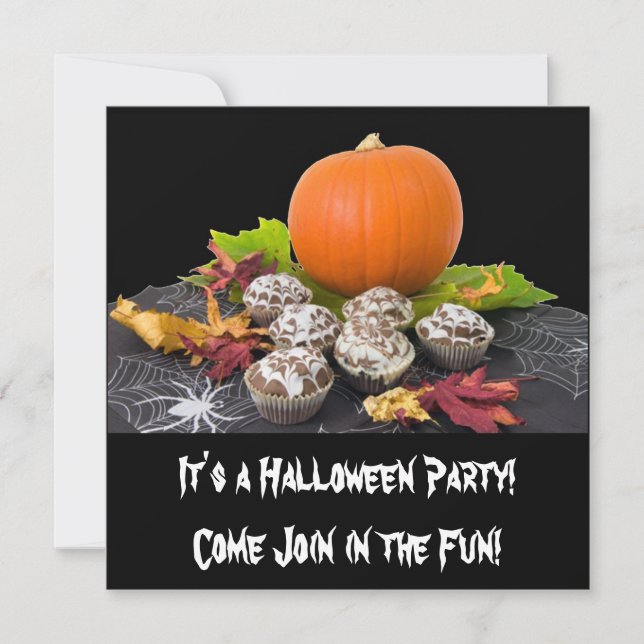It's a Halloween Party Invitation (Front)
