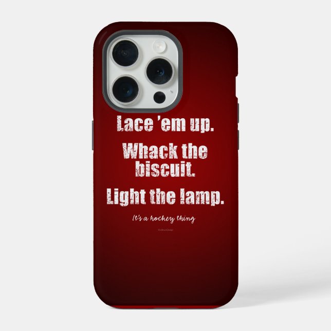 It's a Hockey Thing iPhone Case (Back)