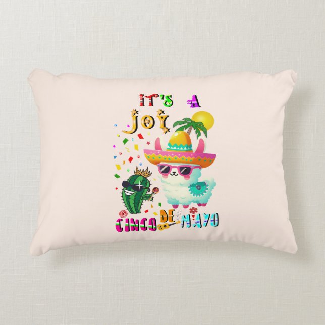 It's A Joy Cinco De Mayo Decorative Cushion (Front)