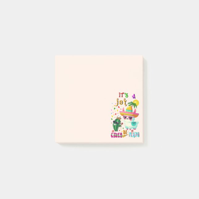 It's A Joy Cinco De Mayo Post-it Notes (Front)