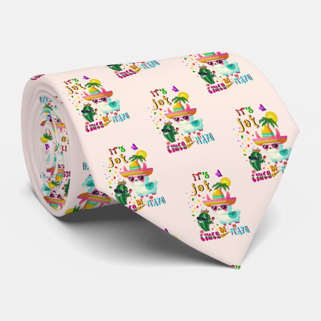 It's A Joy Cinco De Mayo Tie (Rolled)