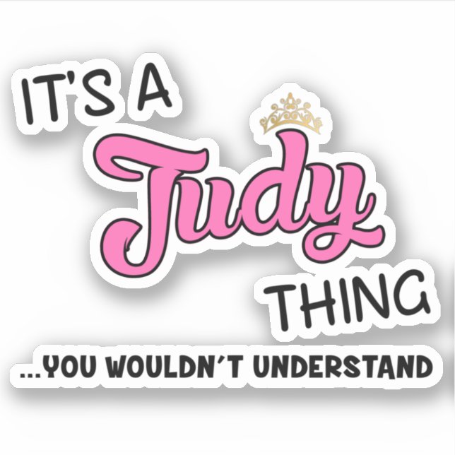 It's a Judy thing you wouldn't understand (Front)