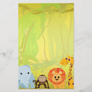 It's A Jungle Baby Shower Stationery