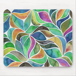 It's a Jungle Out There - Blue Green Mouse Mat