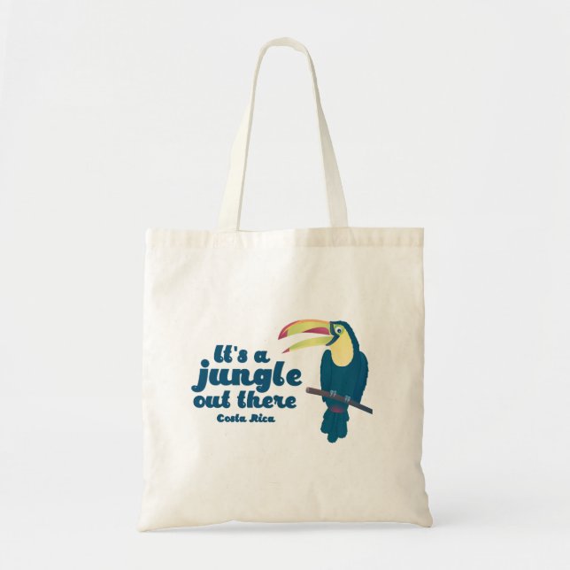 It's a Jungle Out There Toucan Costa Rica Tote Bag (Front)