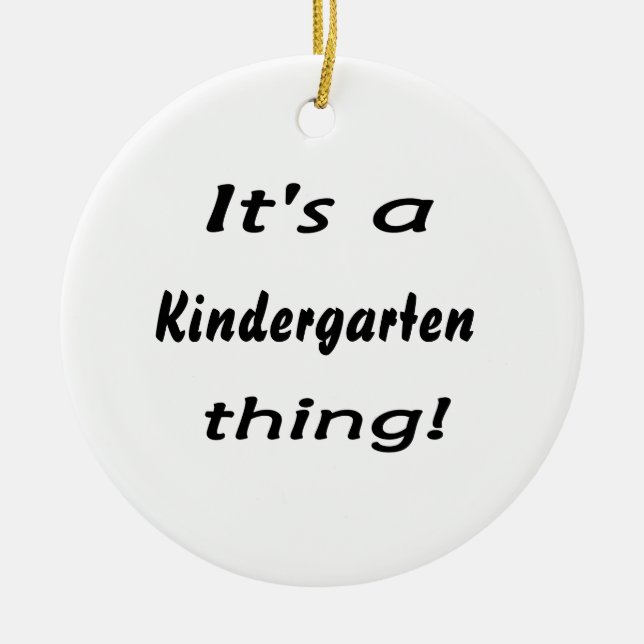 It's a kindergarten thing! ceramic tree decoration (Front)