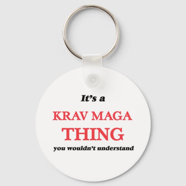 It's a Krav Maga thing, you wouldn't understand Key Ring (Front)