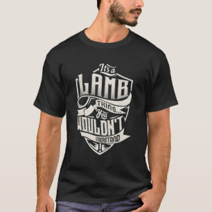 It'S A Lamb Thing You Wouldn'T Understand Name T-Shirt