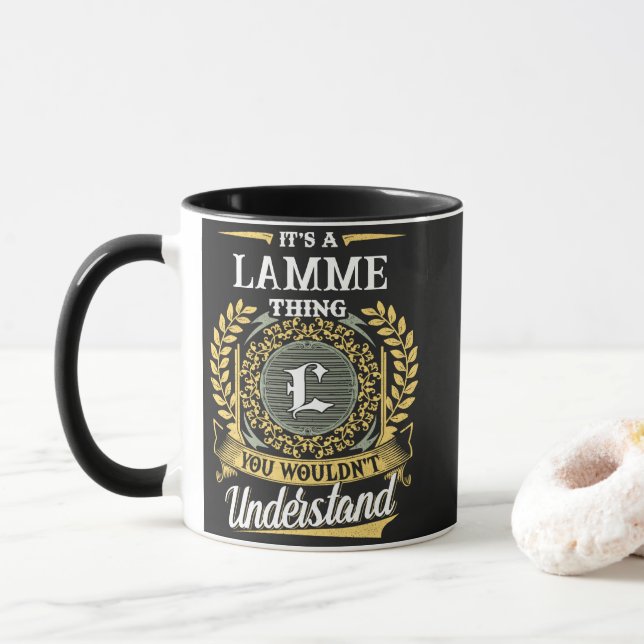 It's a LAMME Thing You Wouldn't Understand Mug (With Donut)
