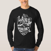 It's A Lang Thing