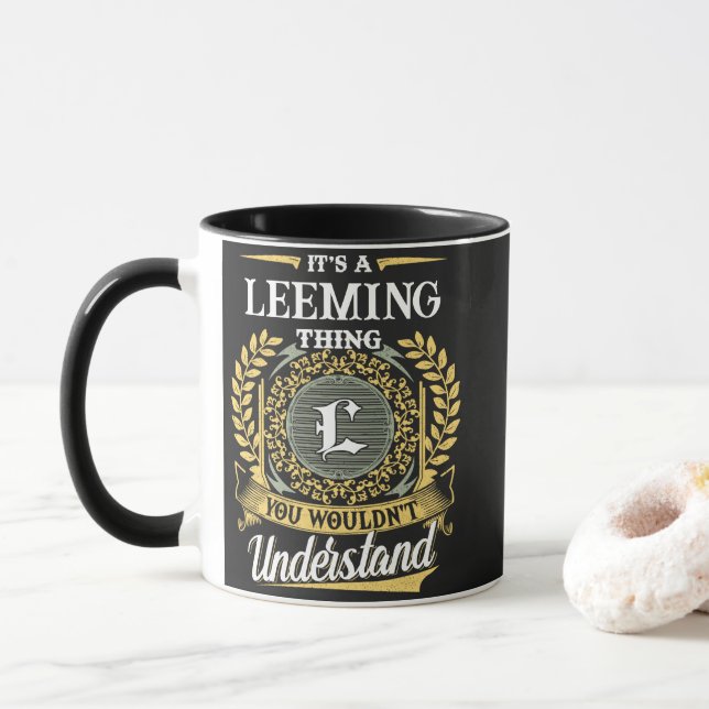 It's a LEEMING Thing You Wouldn't Understand Mug (With Donut)