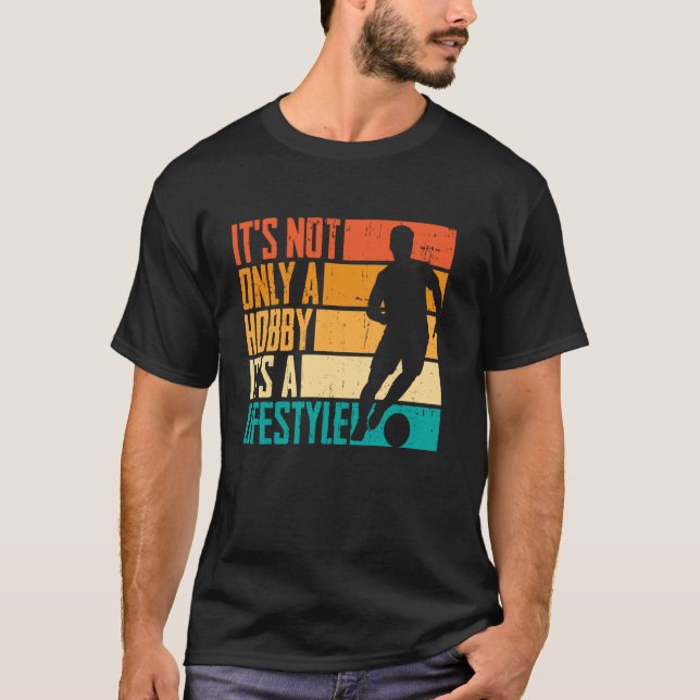It's A Lifestyle Boys Funny Soccer T-Shirt (Front)