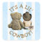 It's a Little Cowboy Baby Shower Stickers