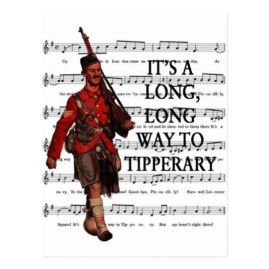 It's A Long Way To Tipperary Postcard