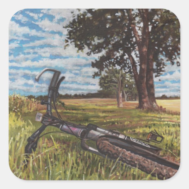 It's a lovely day... 2013 square sticker (Front)