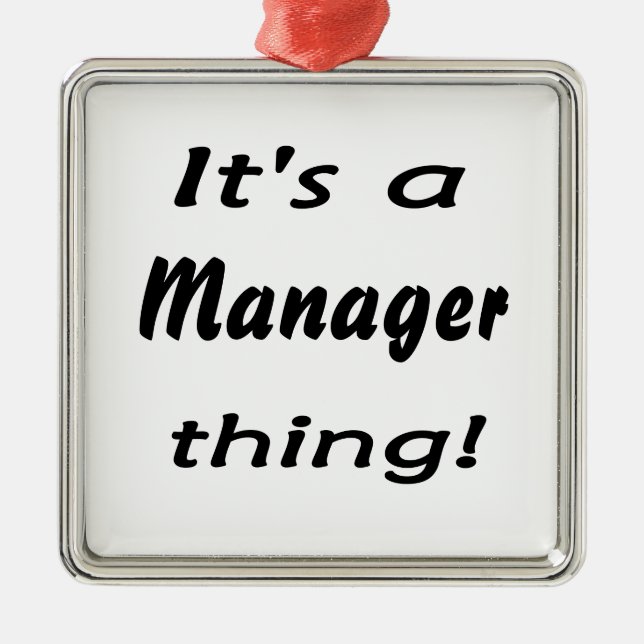 It's a manager thing! metal tree decoration (Front)