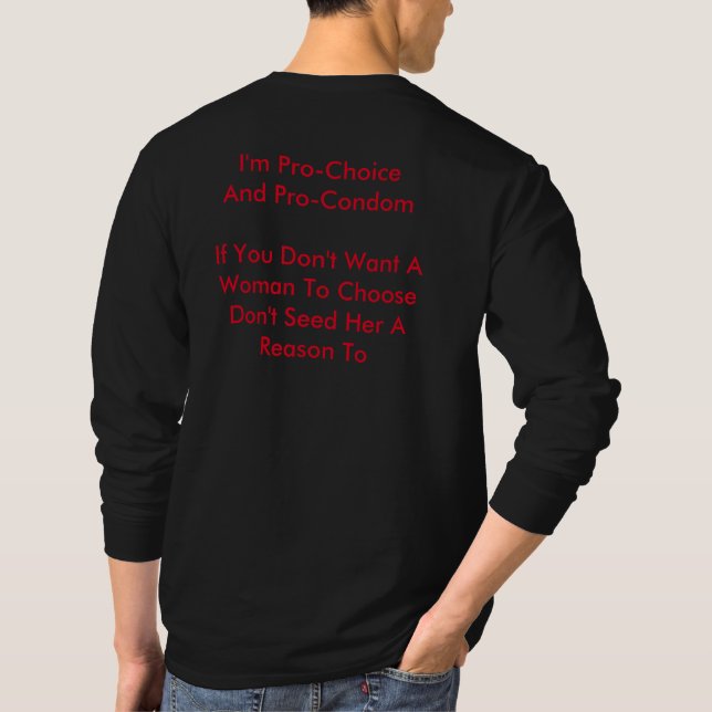 It's A Man's Word T-Shirt (Back)