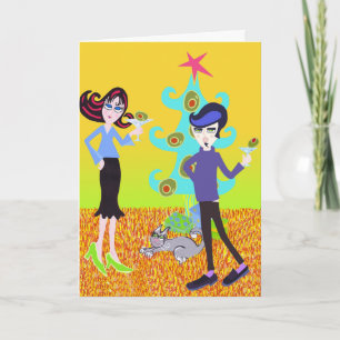 It's a Martini Christmas Holiday Card