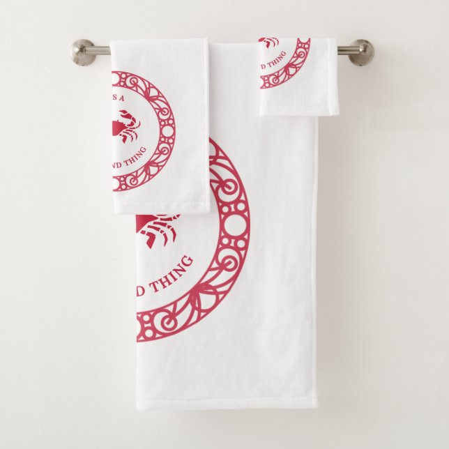 It's a Maryland Thing – Chesapeake Bay Bath Towel Set (Insitu)