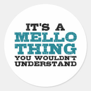 It's a Mellophone Thing You Wouldn't Understand Classic Round Sticker