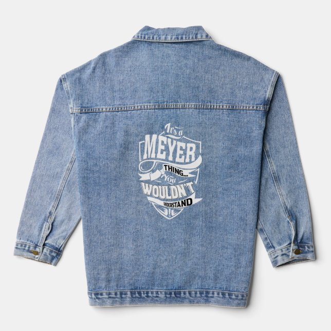 It's A Meyer Thing Denim Jacket (Back)
