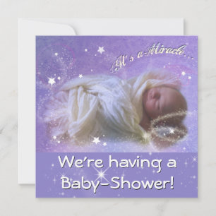 It's a Miracle Baby Shower Invitation