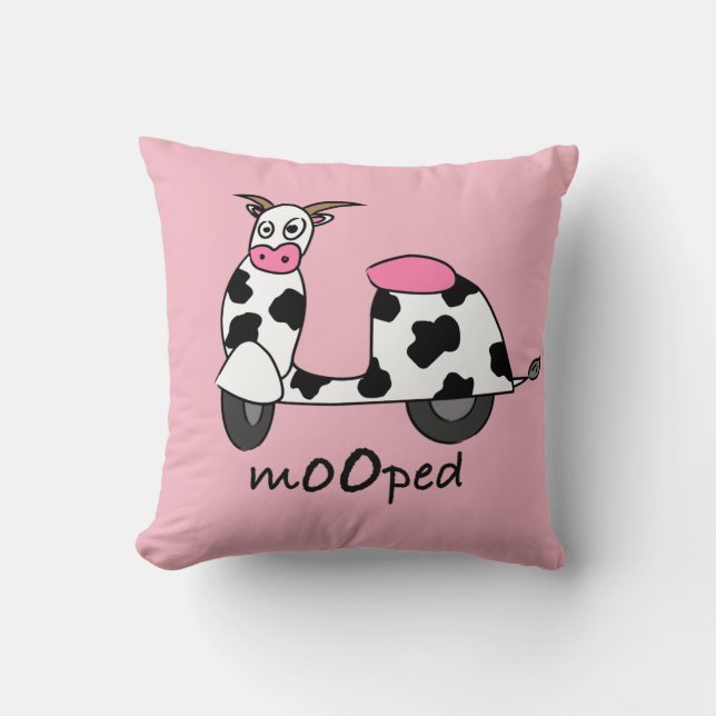 It's a Mooped! Cushion (Front)