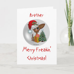 It's A Mousy Dog's Freakin' Christmas / Brother Holiday Card