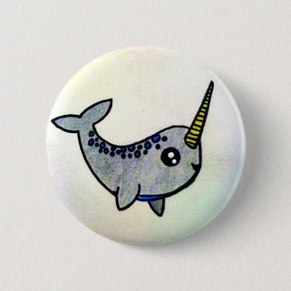 It's a Narwhal! 6 Cm Round Badge