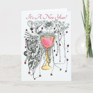 It's a New Year Customisable Holiday Card